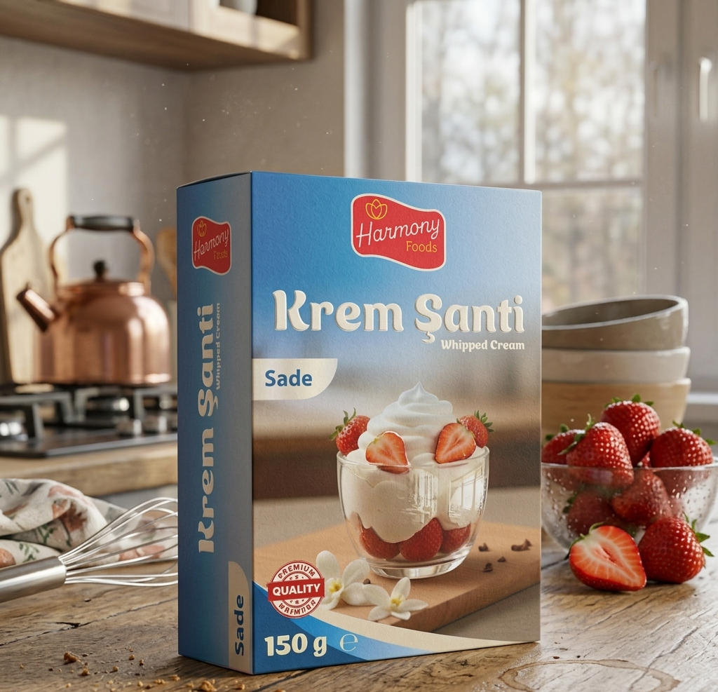 sade krem şanti kremşanti sade
