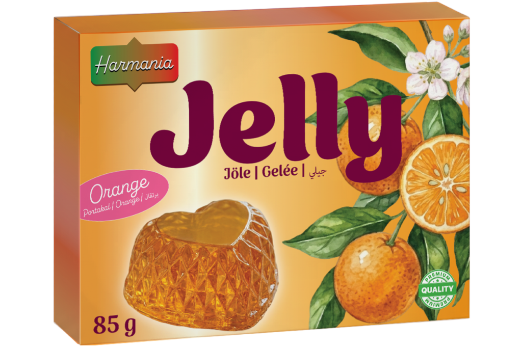 Portakal aromalı jöle