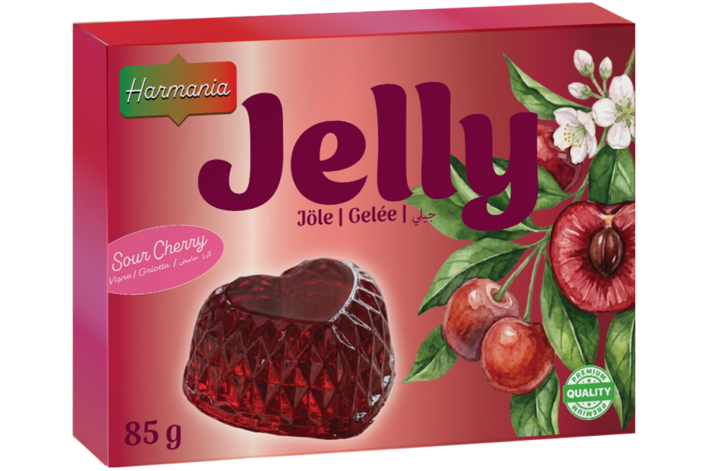 Vişne aromalı jöle