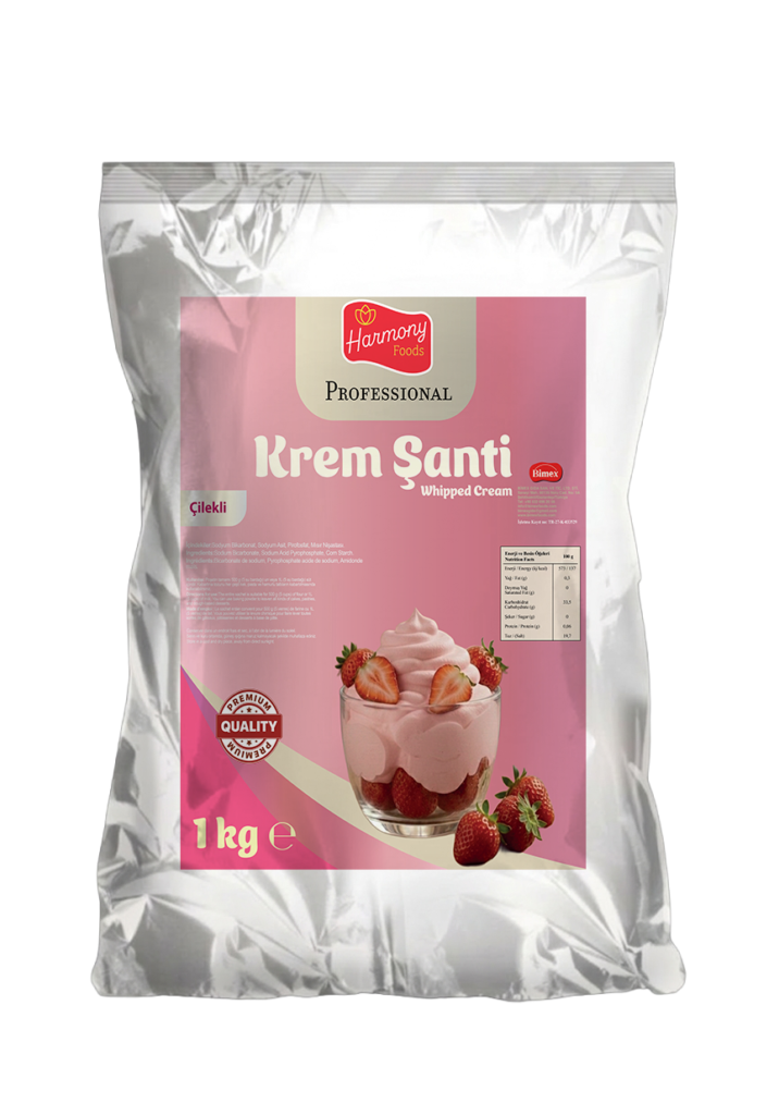 Krem Şanti 1 kg çilek