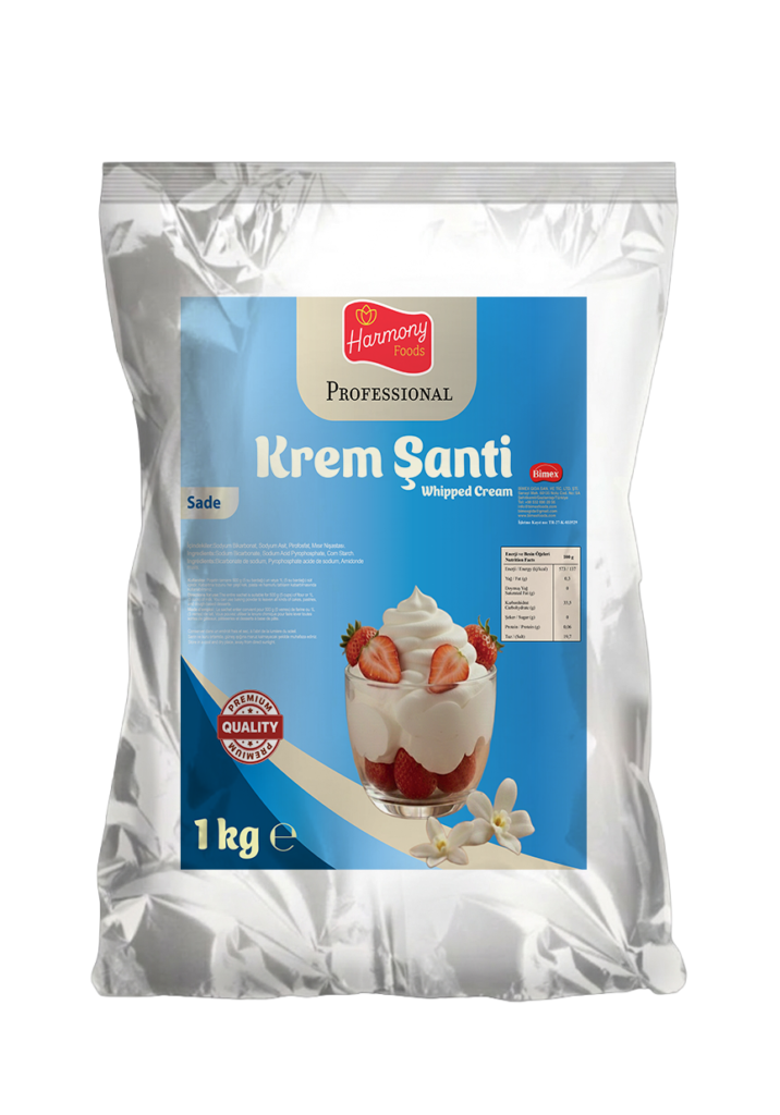 Krem şanti sade 1kg Kremşanti Sade